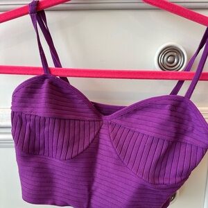 Purple Women's Going Out Top